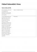 OB&sol;PEDS PARAMEDIC FISDAP FINAL EXAM NEWEST 2024 ACTUAL EXAM COMPLETE 300 QUESTIONS AD CORRECT DETAILED ANSWERS &lpar;VERIFIED ANSWERS