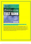 PHARMACOLOGY 9TH EDITION MCCUISTION TEST BANK 