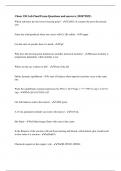 Chem 130 Lab Final Exam Questions and answers &lpar;202472025&rpar;