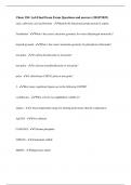 Chem 130&colon; Lab Final Exam Exam Questions and answers &lpar;202472025&rpar;