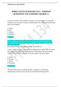 HRM 134 EXAM 2024&sol;2025 FALL  VERIFIED QUESTIONS AND ANSWERS GRADED A&plus; 