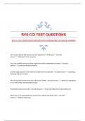 RVS CCI TEST QUESTIONS&vert;UPDATED WITH GUARANTEED ACCURATE ANSWERS