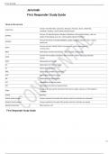 First Responder Study Guide Flashcards &lowbar; 100- sure answers&period;pdfFirst Responder Study Guide Flashcards &lowbar; 100- sure answers&period;pdf