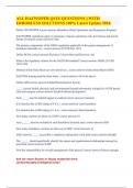 ALL HAZWOPER QUIZ QUESTIONS &vert;&vert; WITH ERRORLESS SOLUTIONS 100&percnt; Latest Update 2024&period;