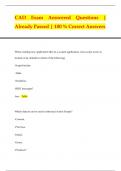 CAD Exam Answered Questions &vert;  Already Passed &vert; 100 &percnt; Correct Answers When creating new application files in a scoped application&comma; cross scope access is  turned on by default in which of the followin
