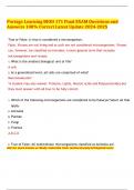 Portage Learning BIOD 171 Final EXAM Questions and     Answers 100&percnt; Correct Latest Update 2024-2025