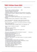TNCC Written Exam 2024