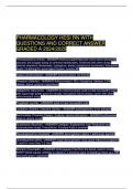 PHARMACOLOGY HESI RN WITH QUESTIONS AND CORRECT ANSWER GRADED A 2024&sol;2025