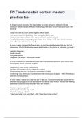 RN Fundamentals content mastery practice test NEWEST 2026&sol;2027 ACTUAL EXAM COMPLETE QUESTIONS AND CORRECT DETAILED ANSWERS &lpar;VERIFIED ANSWERS&rpar; &vert;ALREADY GRADED A&plus;&vert;&vert;BRAND NEW&excl;&excl;