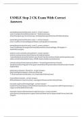 USMLE Step 2 CK Exam With Correct Answers&period;