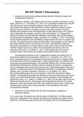 NR 507 Week 7 Discussion&period;