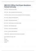 NECI 911 Officer Cert Exam Questions Solved Correctly&period;