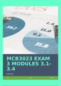 MCB3023 EXAM 3 MODULES 3&period;1-3&period;4