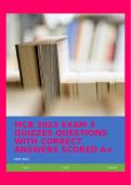 MCB 3023 EXAM 3 QUIZZES QUESTIONS WITH CORRECT ANSWERS SCORED A&plus;