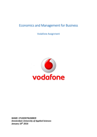 Assignment Vodafone Case (Economics and Management for Business)