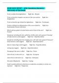 NURS 8020 HEENT &ndash; AHA&colon; Questions&sol;Answers  - University of Cincinnati