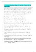 NURS 8020 Cardiac AHA &ndash; Q&rsquo;s And A&rsquo;s - University of Cincinnati