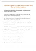 Biol 186 Midterm UVIC with Questions and 100&percnt; Correct Verified Solutions