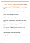 CVS NJ BoP Exam Questions with 100&percnt; Correct Verified answers