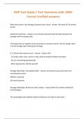 BOP Test Guide &sol; Test Questions with 100&percnt; Correct Verified answers