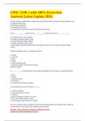 CPSC 2150 &vert;&vert; with 100&percnt; Error-free Answers Latest Update 2024&period;