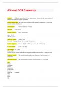 AS level OCR Chemistry