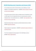 NCCER Plumbing Level 1 Questions and Answers 2024&period;