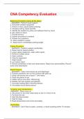 CNA Competency Evaluation
