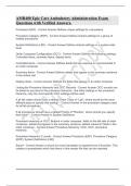 AMB400 Epic Care Ambulatory Administration Exam Questions with Verified Answers&period;