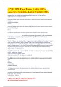 CPSC 2150 Final Exam &vert;&vert; with 100&percnt; Errorless Solutions Latest Update 2024&period;