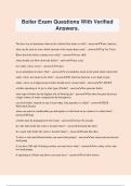 Boiler Exam Questions With Verified Answers&period;