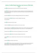 Arthrex Verified Study Questions And Answers With Real Tests