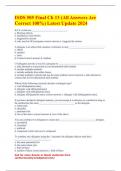 ISDS 505 Final Ch 13 &lpar;All Answers Are Correct 100&percnt;&rpar; Latest Update 2024