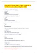 ISDS 505 Midterm Study Guide &vert;&vert; with 100&percnt; Verified Solutions Latest Update 2024&period;