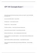 CPT 101 Concepts Exam 1 Questions with 100&percnt; Correct Answers