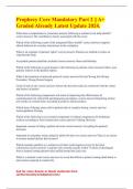 Prophecy Core Mandatory Part 2 &vert;&vert; A&plus; Graded Already Latest Update 2024&period;