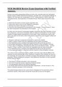 NUR 206-HESI Review Exam Questions with Verified Answers&period;