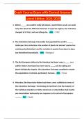 Crash Course Exam with Correct Answers Latest Edition 2024&sol;2025