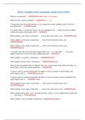TEAS 7 English and Language Usage Exam 2024
