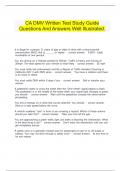   CA DMV Written Test Study Guide Questions And Answers Well Illustrated&period;