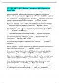 TX CSR WKT - JBCC Rules&colon; Questions With Complete Solutions 
