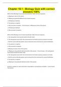 Chapter 18&period;1 - Biology Quiz with correct answers 100&percnt;
