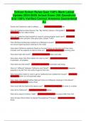 School Solver Rules Quiz 100&percnt; Mark Latest Update 2024-2025 Actual Exam 250 Questions and 100&percnt; Verified Correct Answers Guaranteed A&plus;
