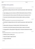  DAIRY UNIT TEST REVIEW QUESTIONS WITH VERIFIED ANSWERS ALREADY GRADED A&plus;