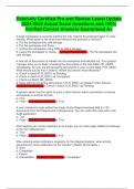 Relativity Certified Pro and Review Latest Update 2024-2025 Actual Exam Questions and 100&percnt; Verified Correct Answers Guaranteed A&plus;