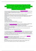 C16 Business of Insurance Practice Exam Questions Latest Update 2024-2025 Actual Exam 250 Questions and 100&percnt; Verified Correct Answers Guaranteed A&plus;