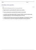 MEDICAL BIOCHEMISTRY EXAM I QUESTIONS WITH VERIFIED ANSWERS ALREADY GRADED A&plus;