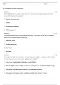  UNE MEDICAL BIOCHEMISTRY MIDTERM REVIEW QUESTIONS WITH VERIFIED ANSWERS ALREADY GRADED A&plus;