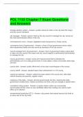 POL 1133 Chapter 7 Exam Questions and Answers