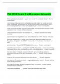Pol 1133 Exam 1 with correct Answers 2024